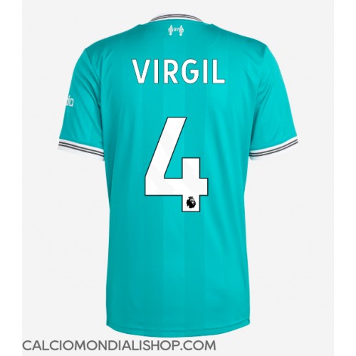 Maglie da calcio Liverpool Virgil van Dijk #4 Terza Maglia 2025-26 Manica Corta